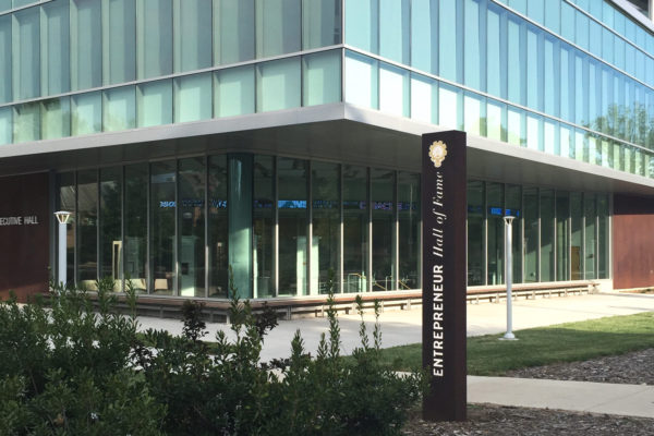 Entrepreneur Hall of Fame Signage