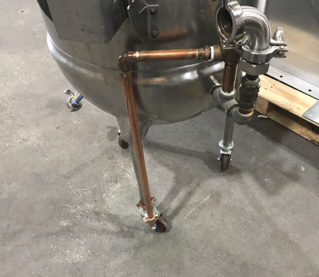 stainless mixing bowl w / modifications